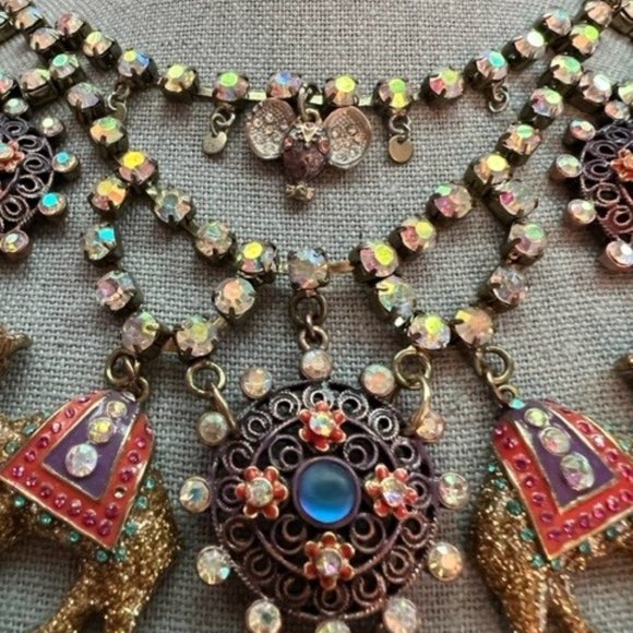 Vintage Betsey Johnson Necklace, Bracelet, Earrings - Picture 2 of 11